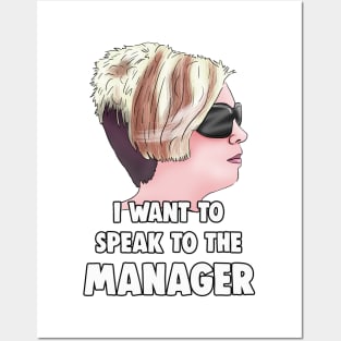 Karen - I Want to Speak to The Manager Haircut Meme Posters and Art